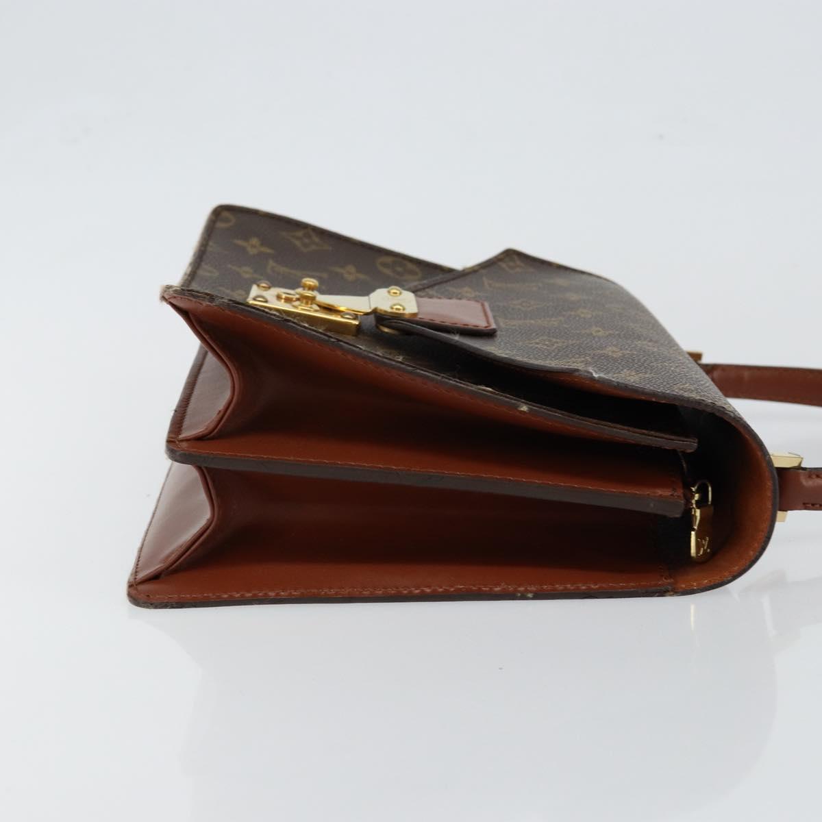 LOUIS VUITTON Monogram Concorde Hand Bag M51190 LV Auth 145931