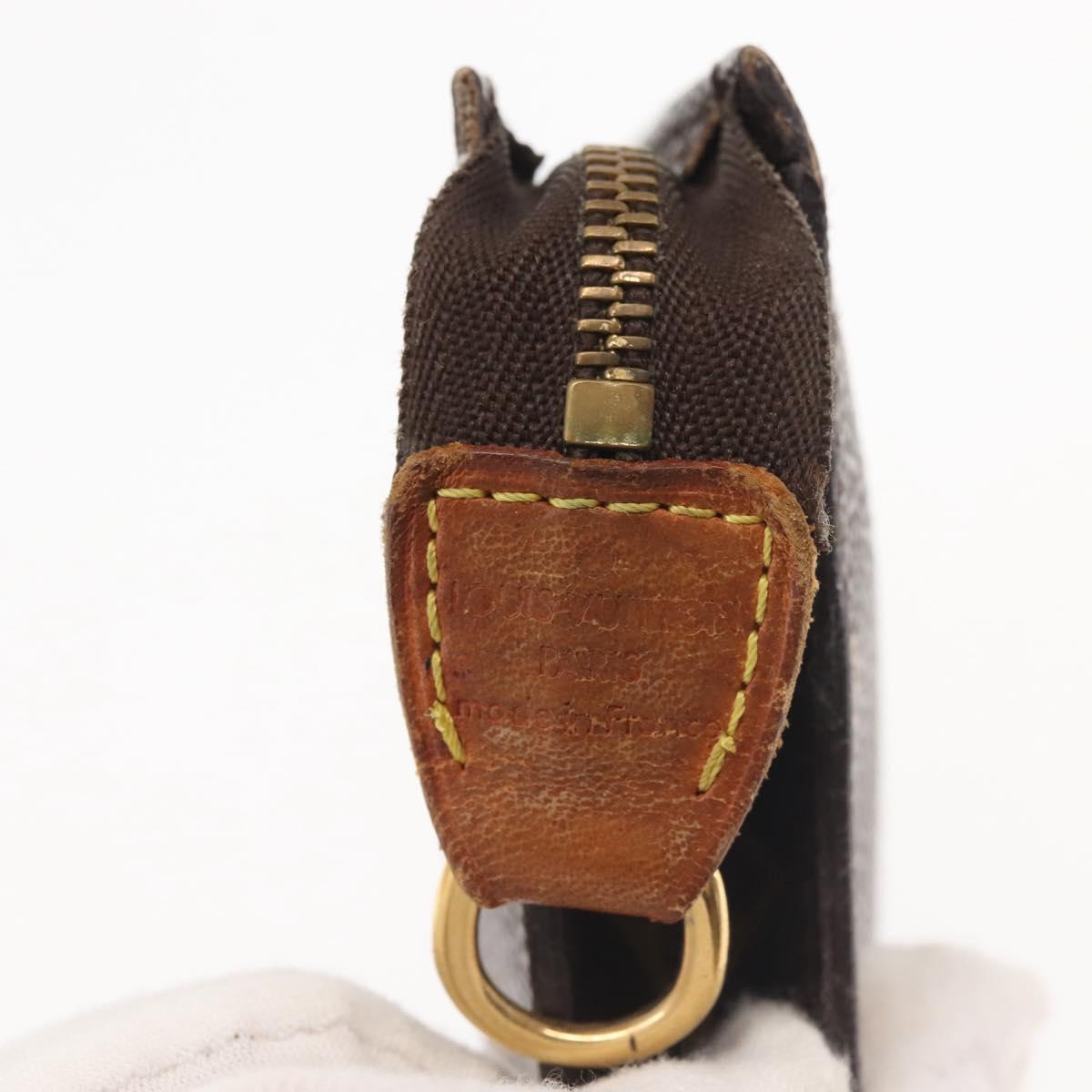 LOUIS VUITTON Monogram Bucket PM Accessory Pouch LV Auth 145932