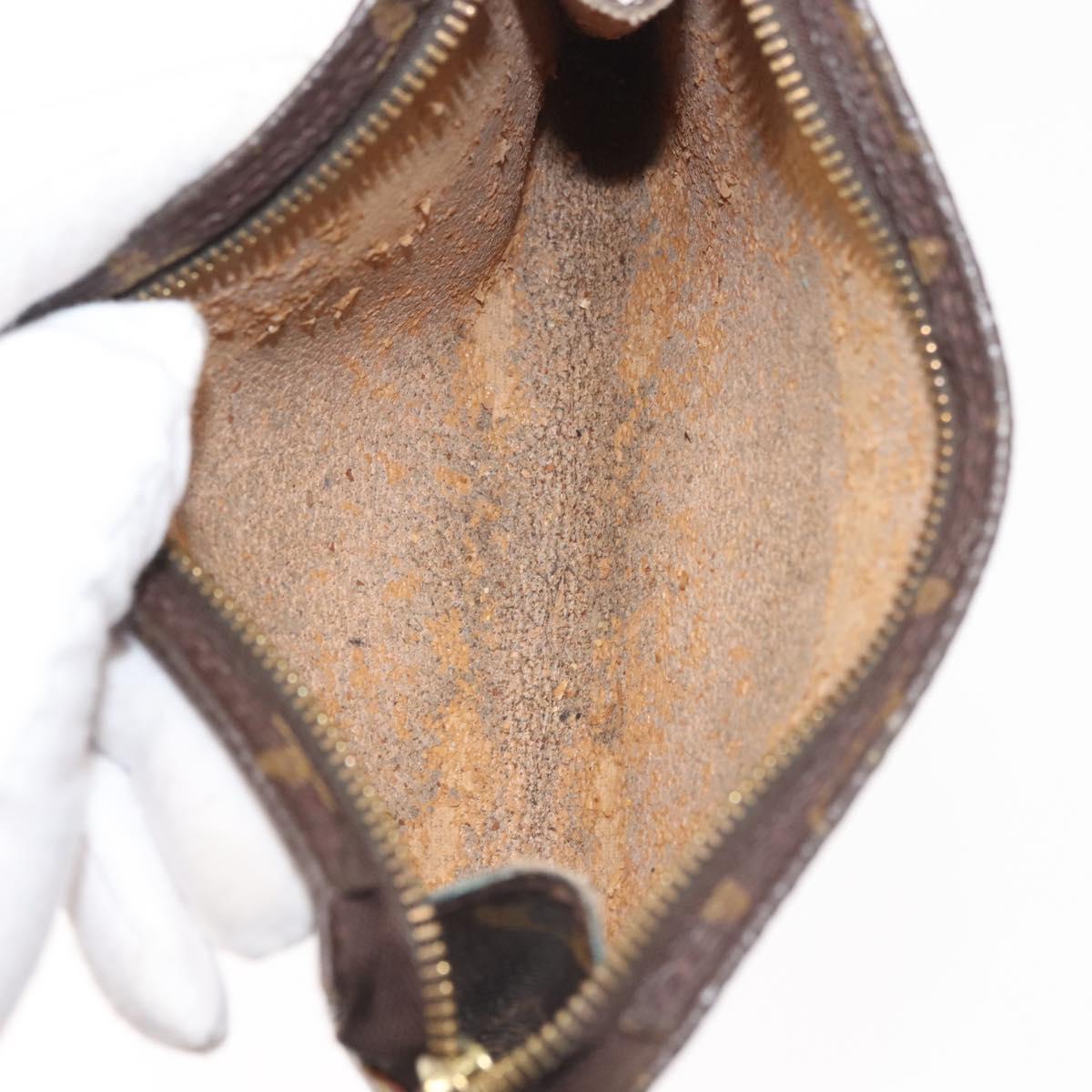 LOUIS VUITTON Monogram Bucket PM Accessory Pouch LV Auth 145932