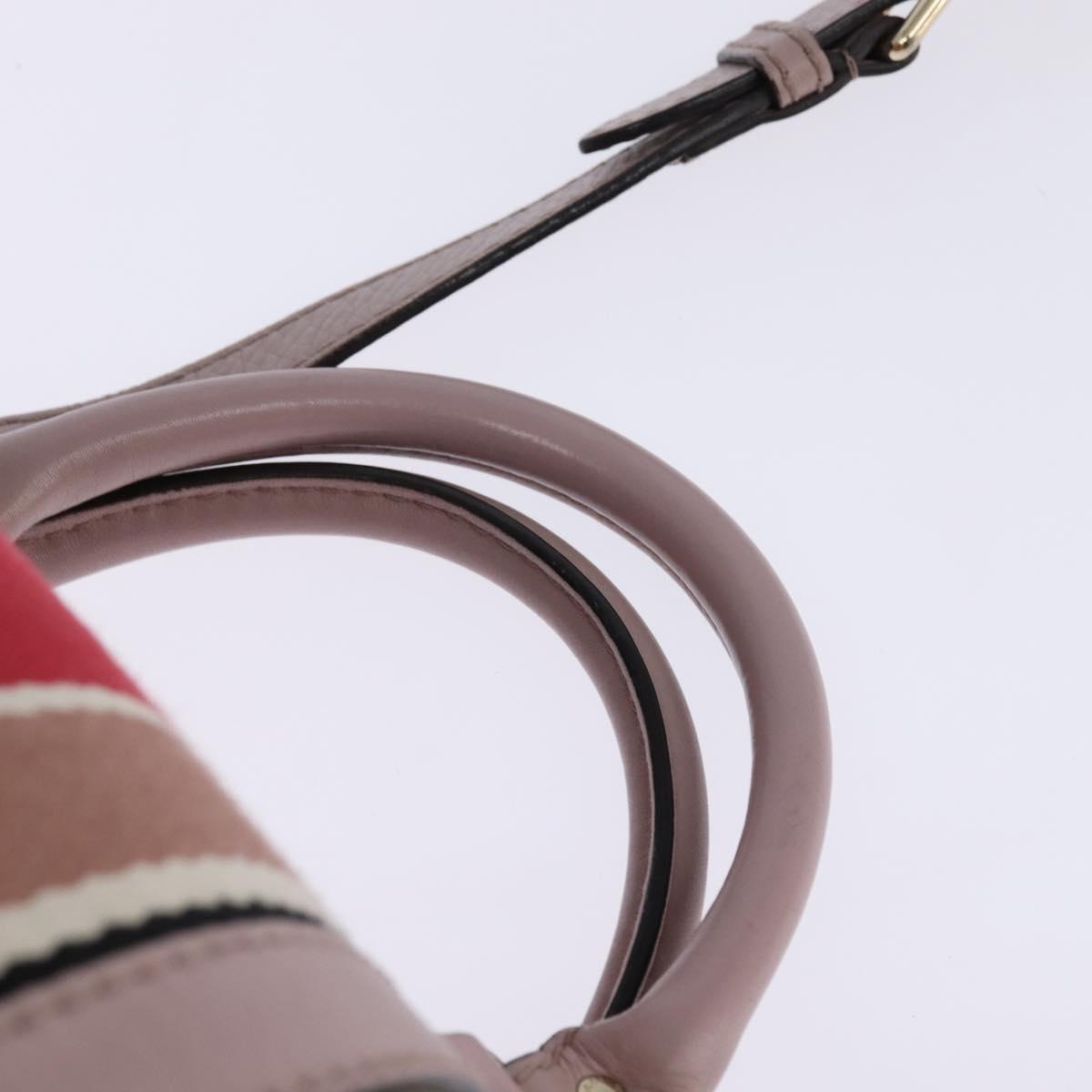 GUCCI GG Canvas Boston Bag 2way Beige Gold 269876 Auth 145953