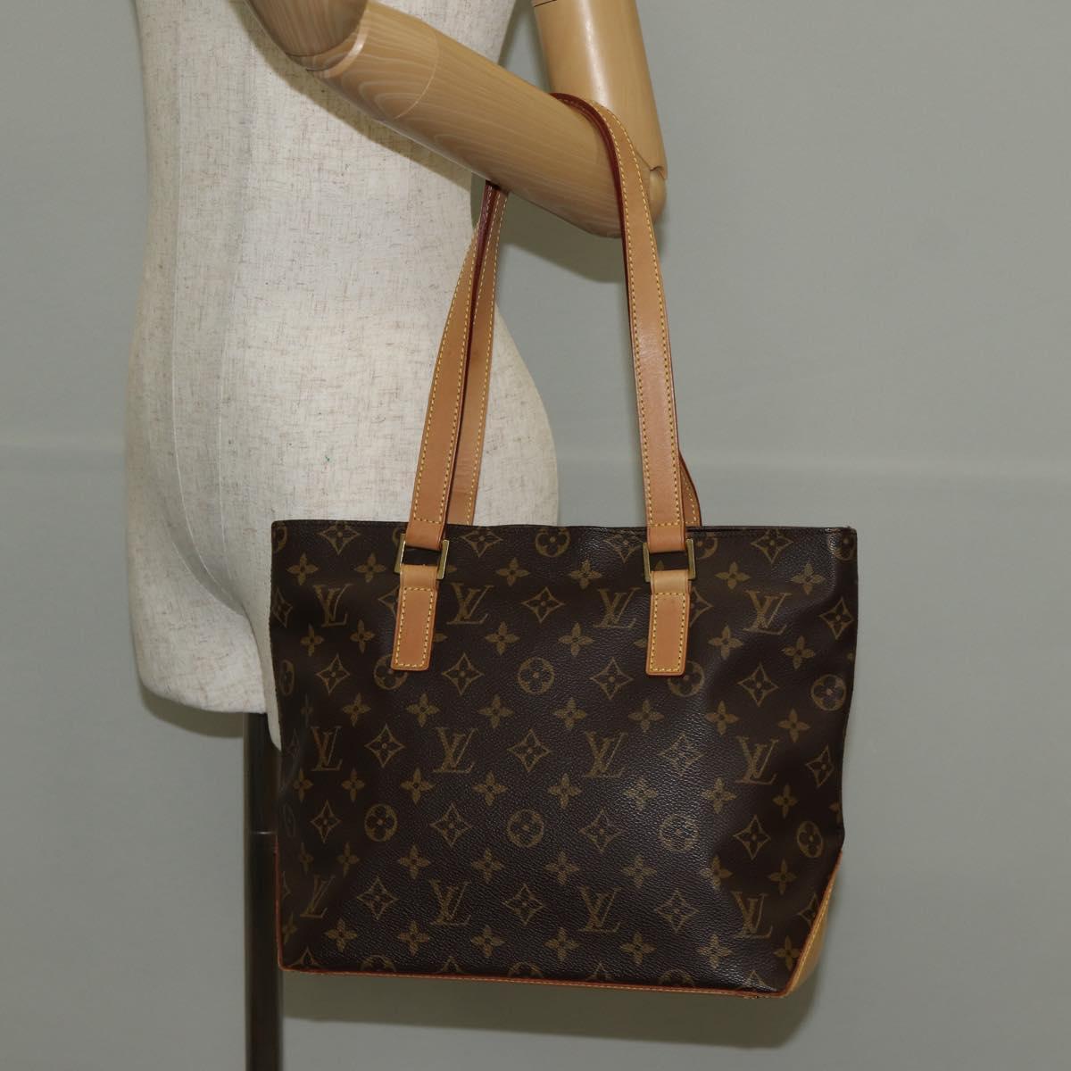 LOUIS VUITTON Monogram Cabas Piano Tote Bag M51148 LV Auth 145963V