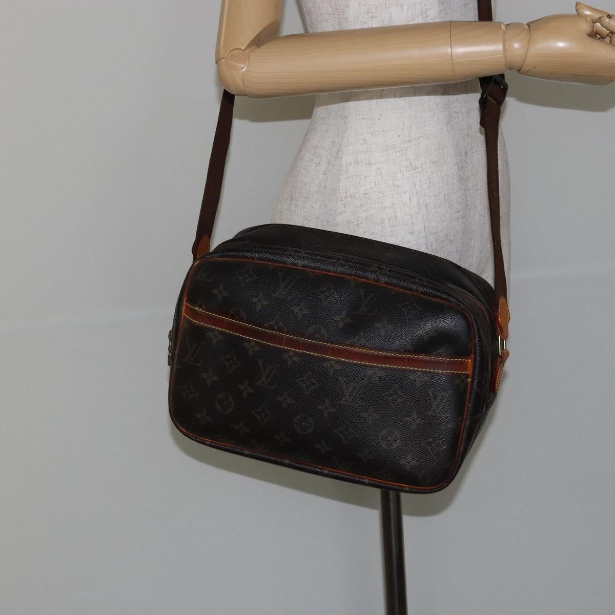 LOUIS VUITTON Monogram Reporter PM Shoulder Bag M45254 LV Auth 145964
