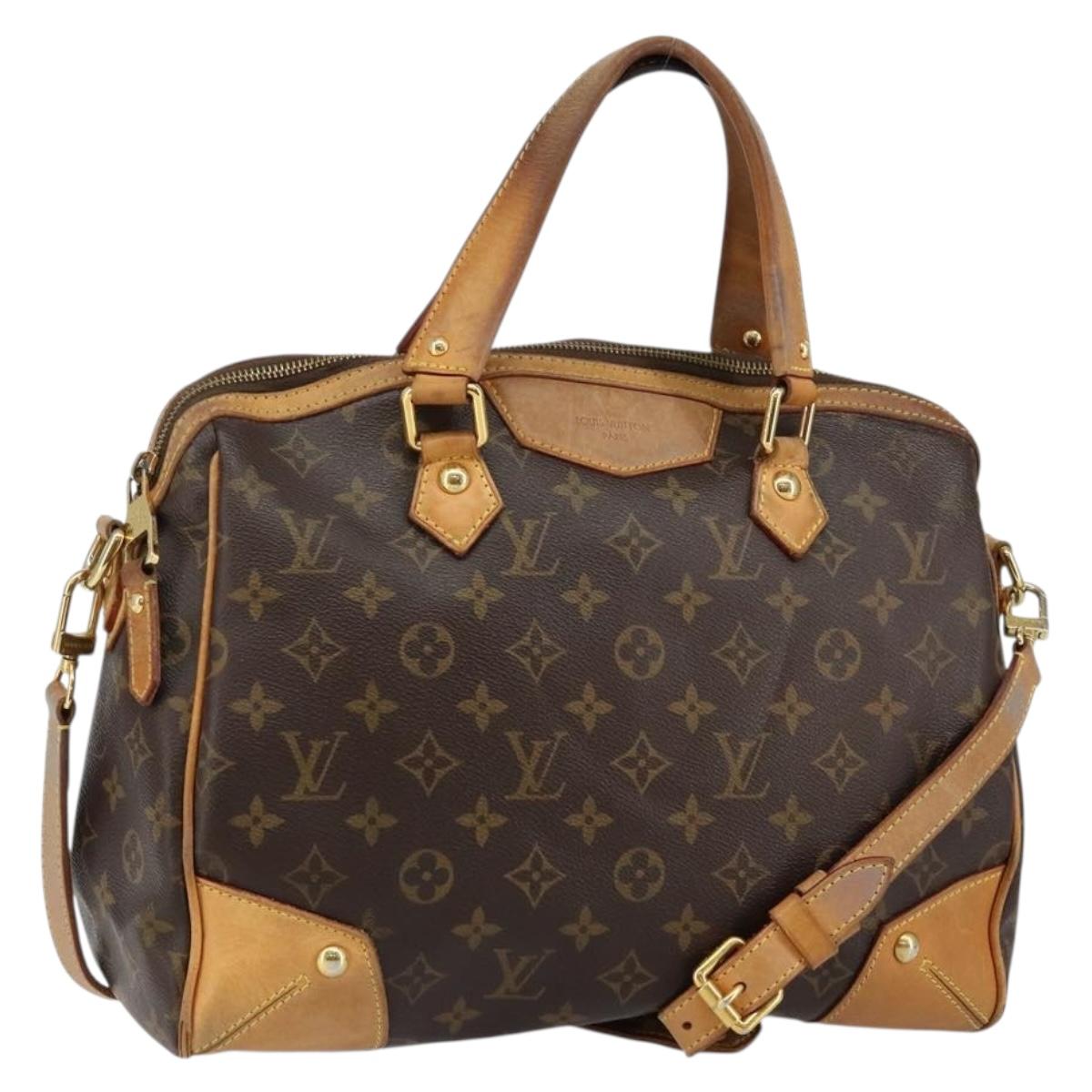 LOUIS VUITTON Monogram Retiro PM Hand Bag 2way Bag MB4181 LV Auth 145965