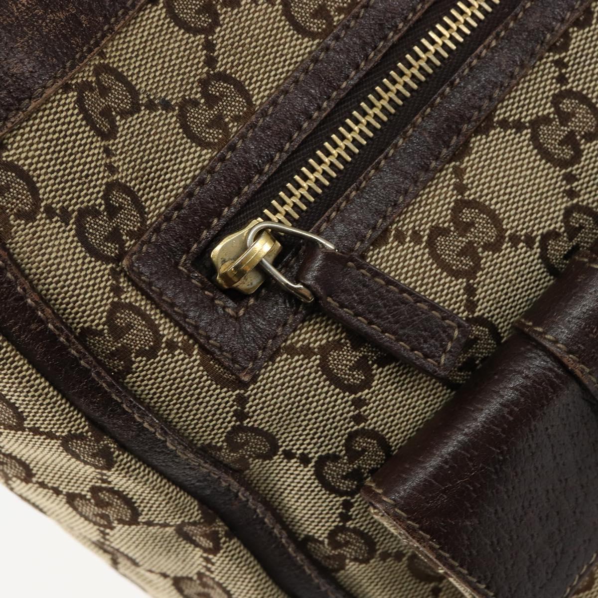 GUCCI GG Canvas Abbey Tote Bag Beige Gold 146247 Auth 145969
