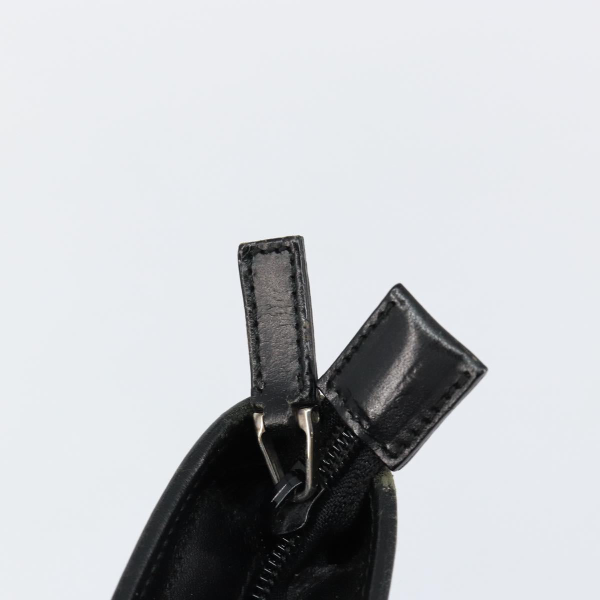 GUCCI GG Canvas Tote Bag Black Silver 019 0426 Auth 145970