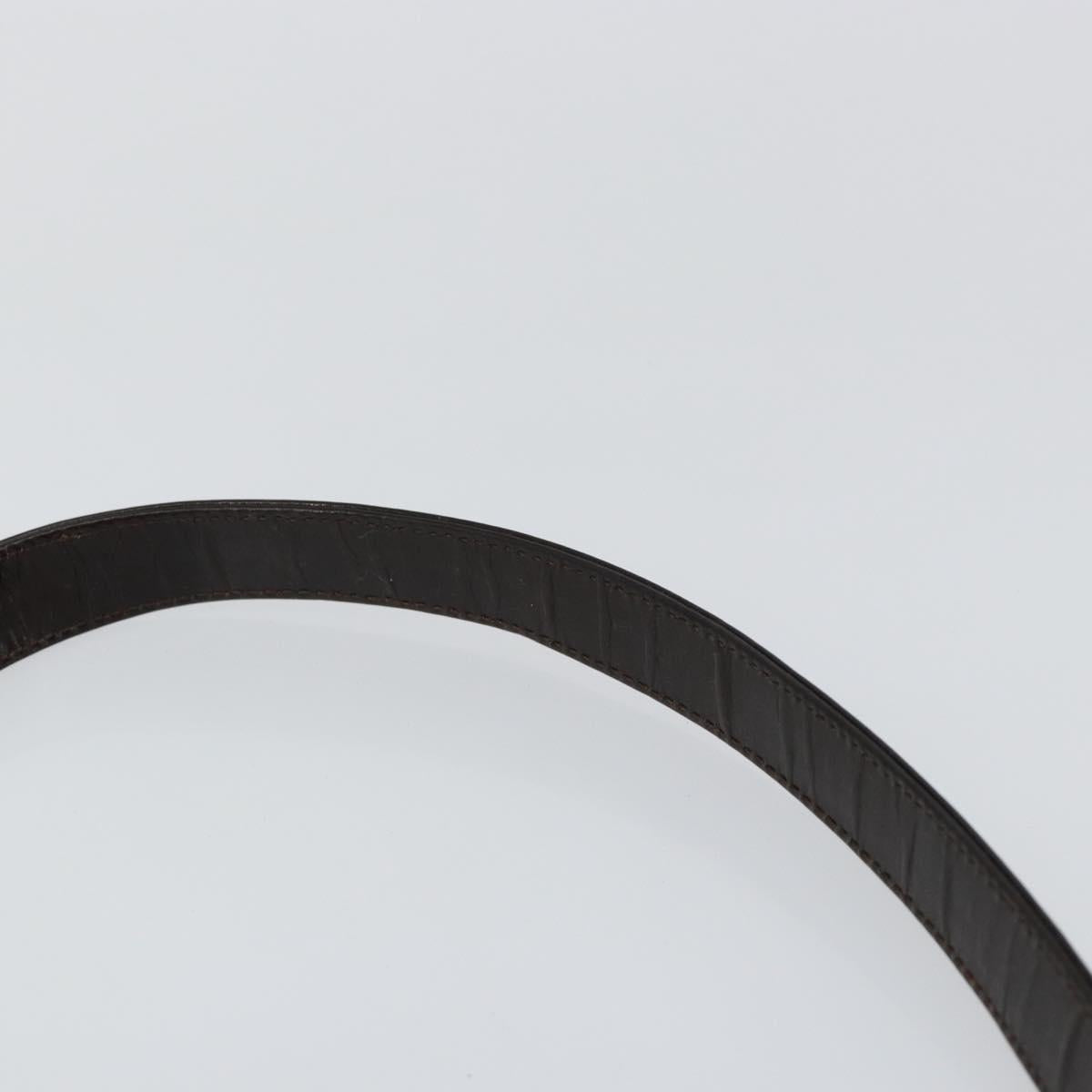 Christian Dior Trotter Canvas Shoulder Bag Beige Gold Auth 145973