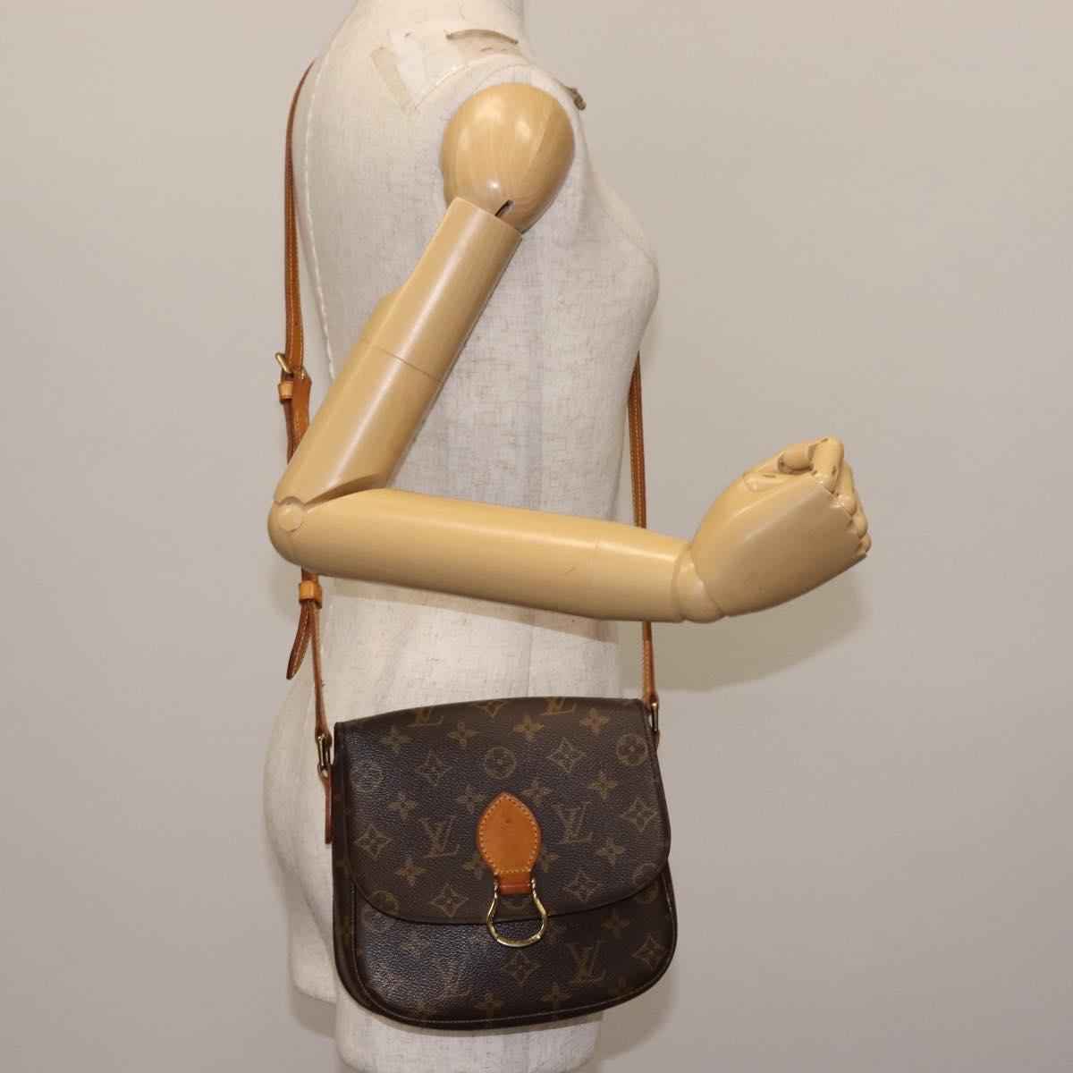 LOUIS VUITTON Monogram Saint Cloud MM Shoulder Bag M51243 LV Auth 145980