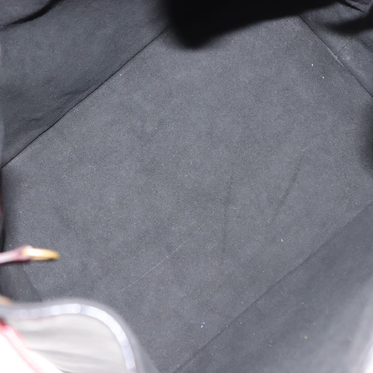 LOUIS VUITTON Epi Noe Shoulder Bag Bicolor Black Red M44017 LV Auth 145982