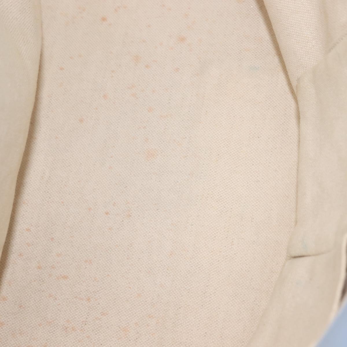 GUCCI Tote Bag Canvas Beige Gold 354397 467891 Auth 145984