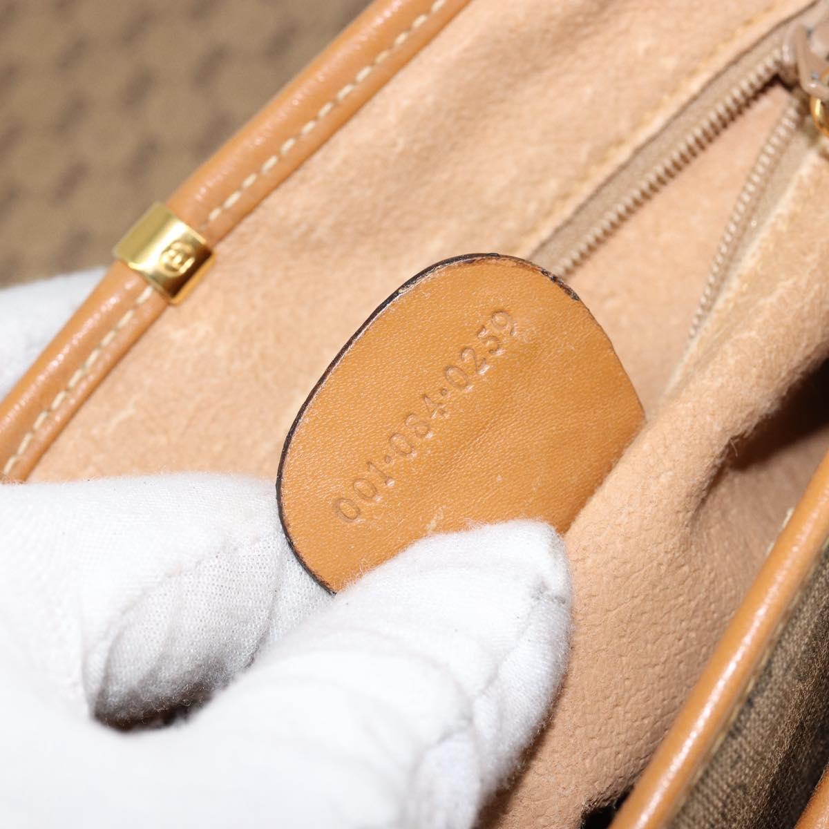 GUCCI Micro GG Supreme Shoulder Bag PVC Beige Gold 001 084 0259 Auth 145987