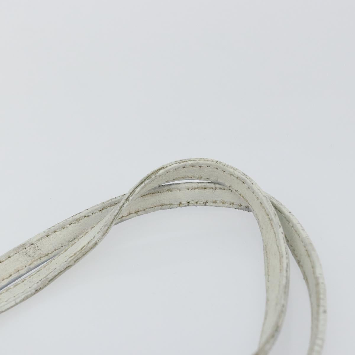 FENDI Zucca Canvas Tote Bag PVC Ivory Gold Auth 145993