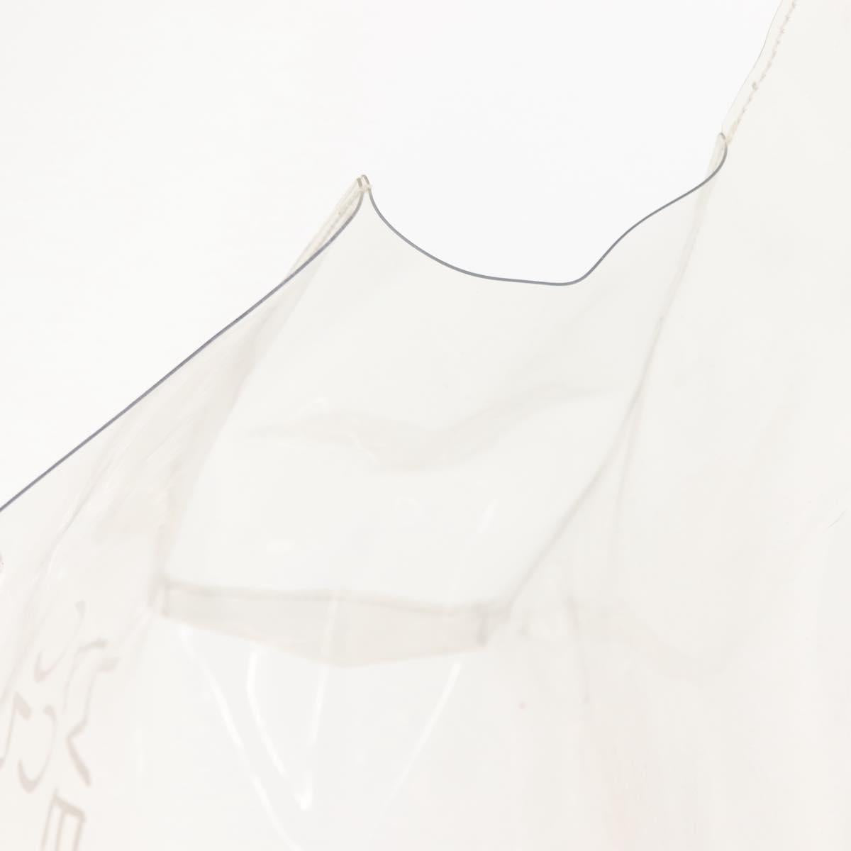 HERMES Vinyl Kelly Hand Bag Vinyl Clear Auth 145995