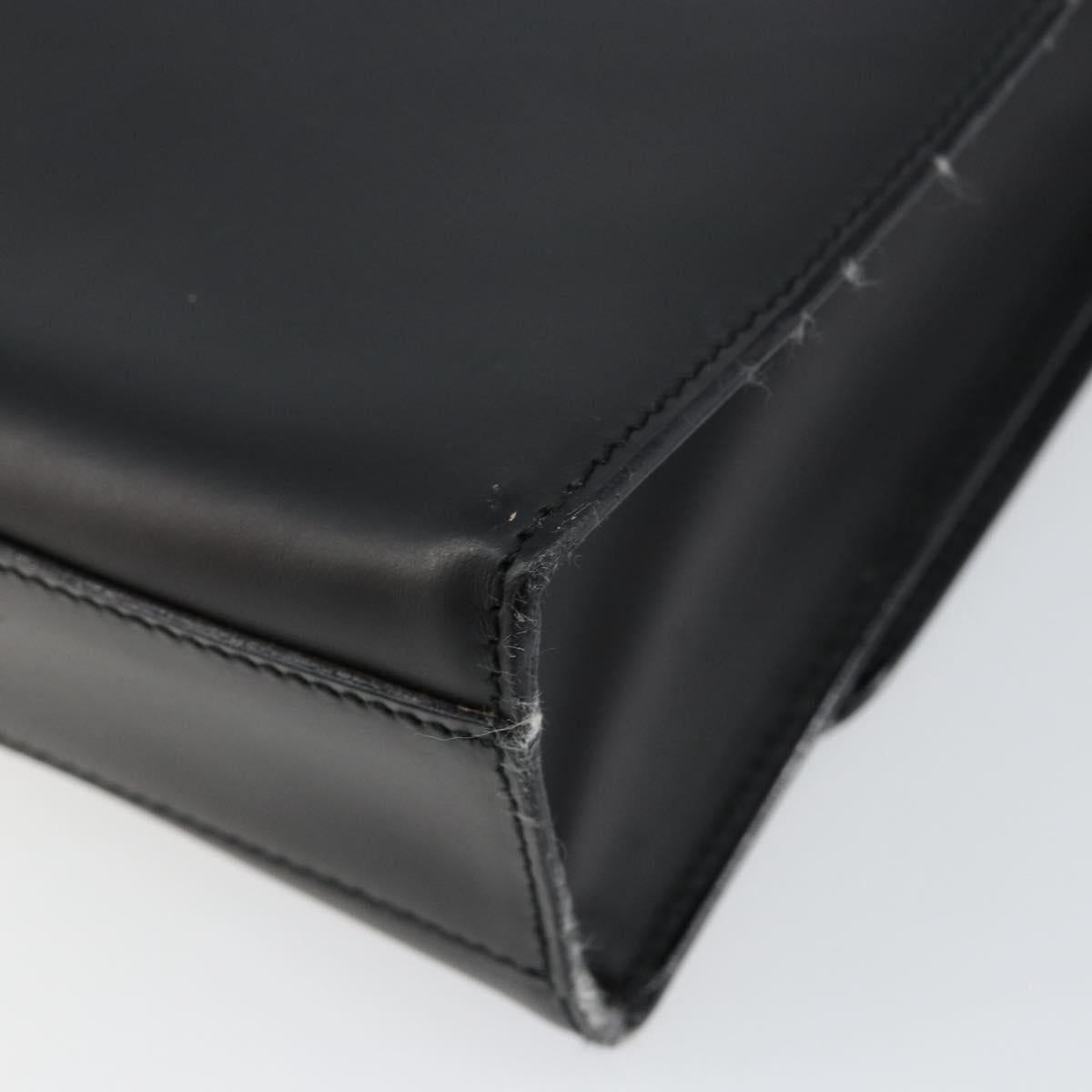 GUCCI Shoulder Bag Leather Black Silver 001 3064 Auth 146004