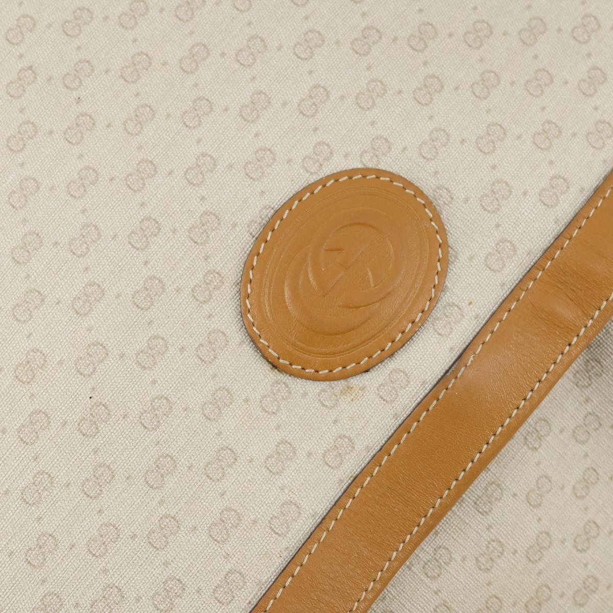 GUCCI Micro GG Supreme Web Sherry Line Bag PVC Ivory 002 39 0215 Auth 146006