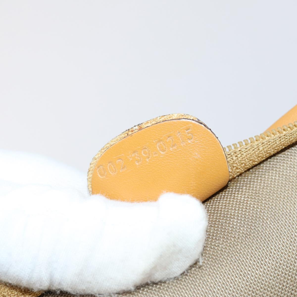 GUCCI Micro GG Supreme Web Sherry Line Bag PVC Ivory 002 39 0215 Auth 146006