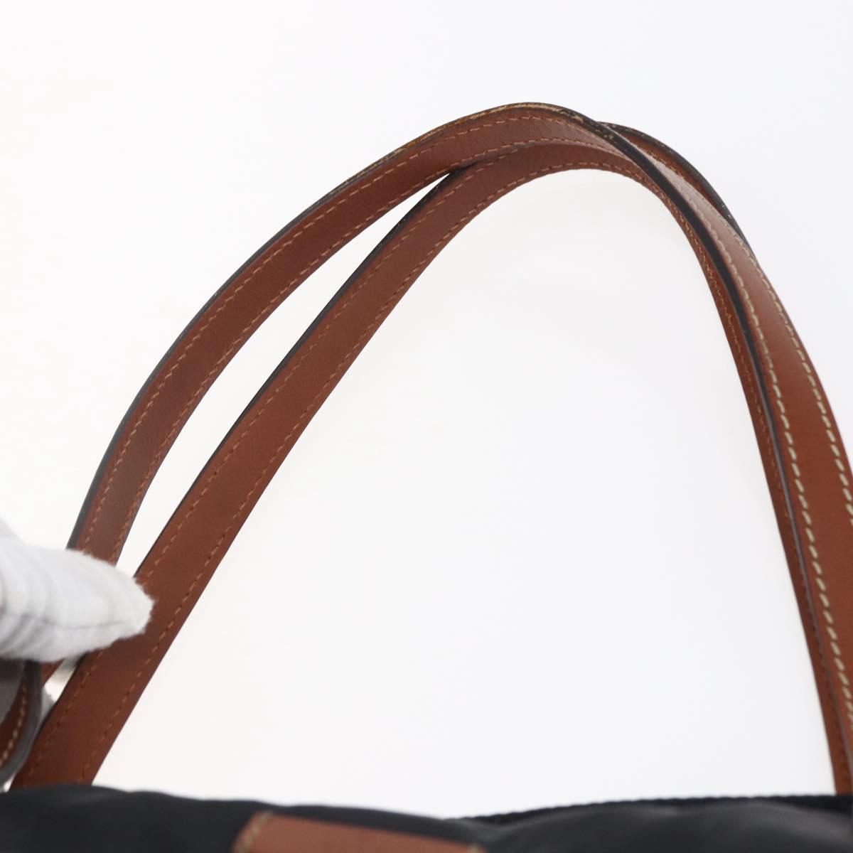 GUCCI GG Canvas Tote Bag Nylon Black 295252 Auth 146013