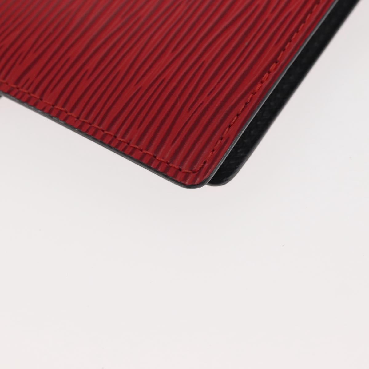 LOUIS VUITTON Epi Agenda PM Day Planner Cover Red R20057 LV Auth 146024