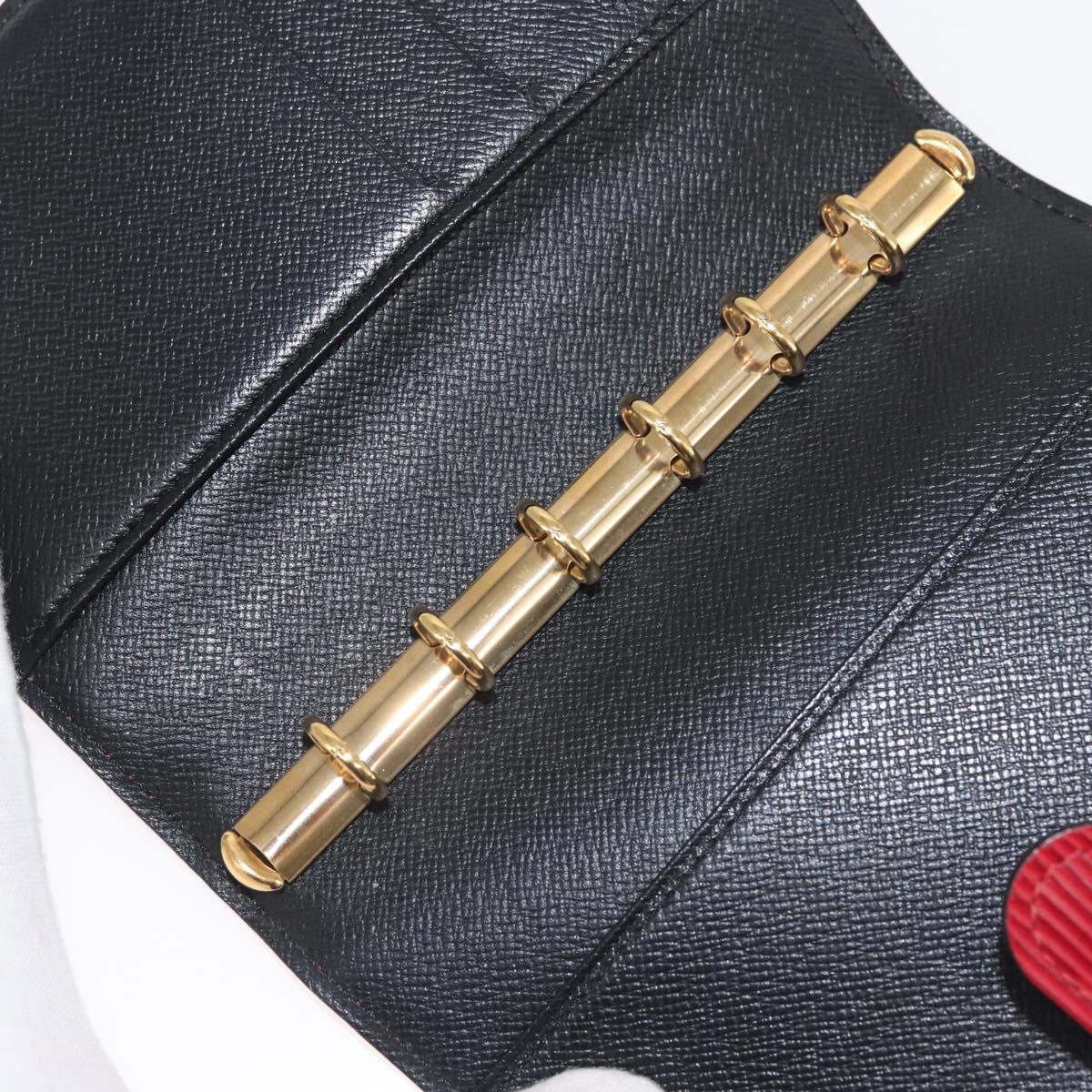 LOUIS VUITTON Epi Agenda PM Day Planner Cover Red R20057 LV Auth 146024