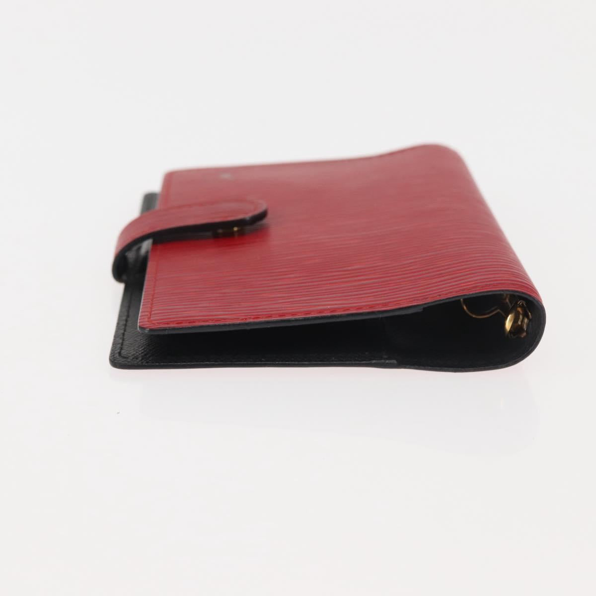LOUIS VUITTON Epi Agenda PM Day Planner Cover Red R20057 LV Auth 146024