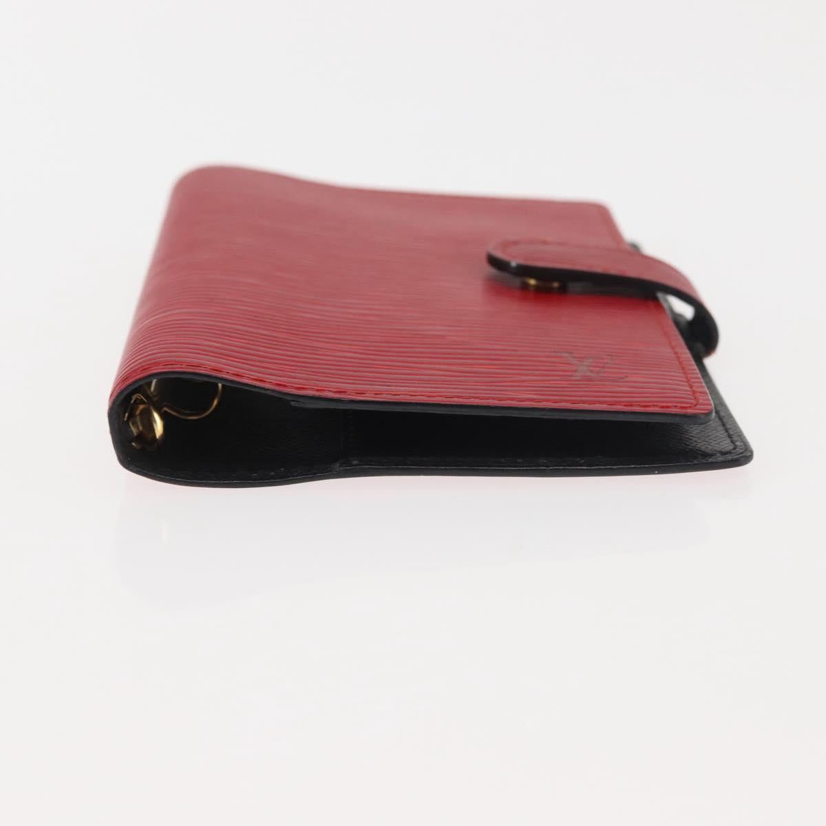LOUIS VUITTON Epi Agenda PM Day Planner Cover Red R20057 LV Auth 146024