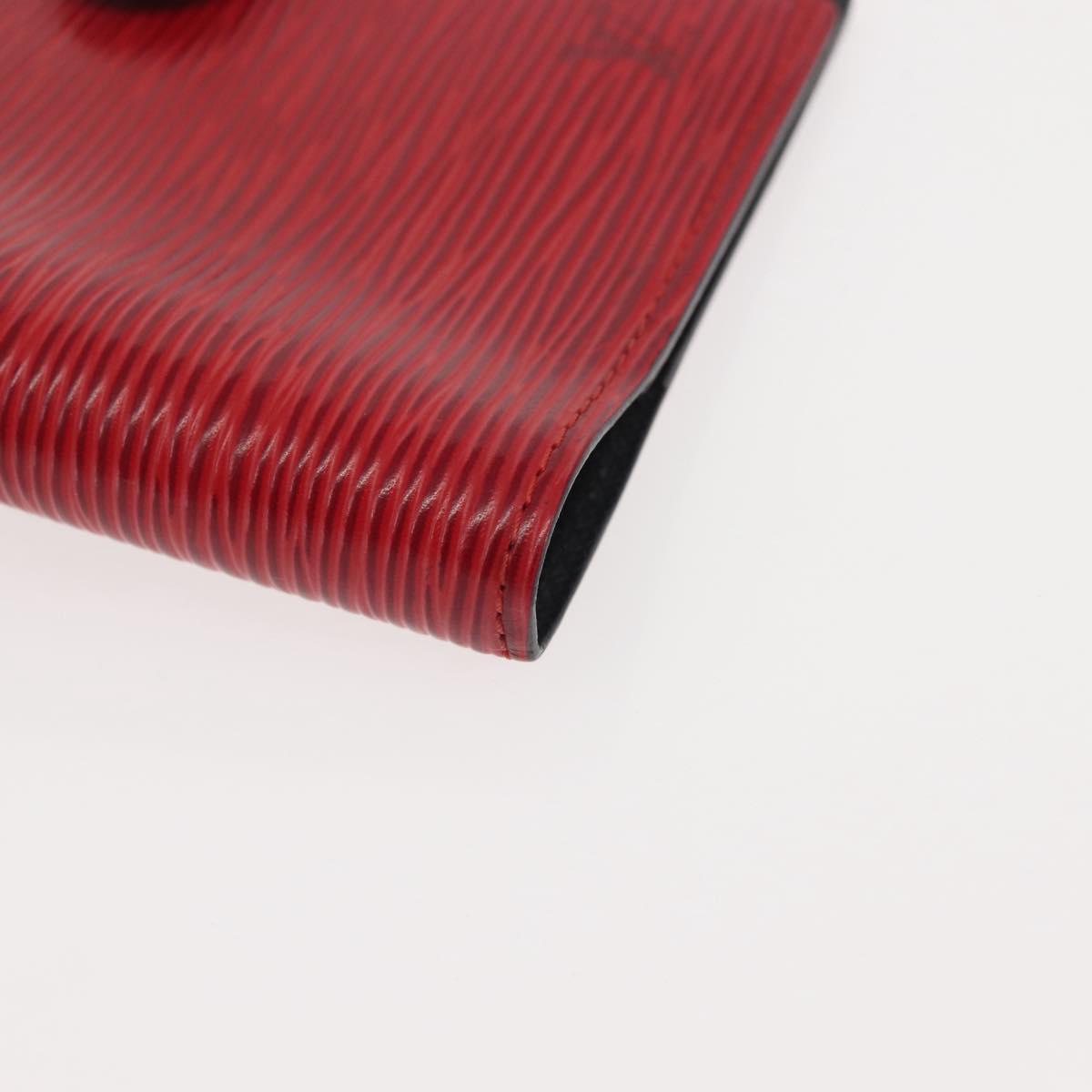 LOUIS VUITTON Epi Agenda PM Day Planner Cover Red R20057 LV Auth 146024