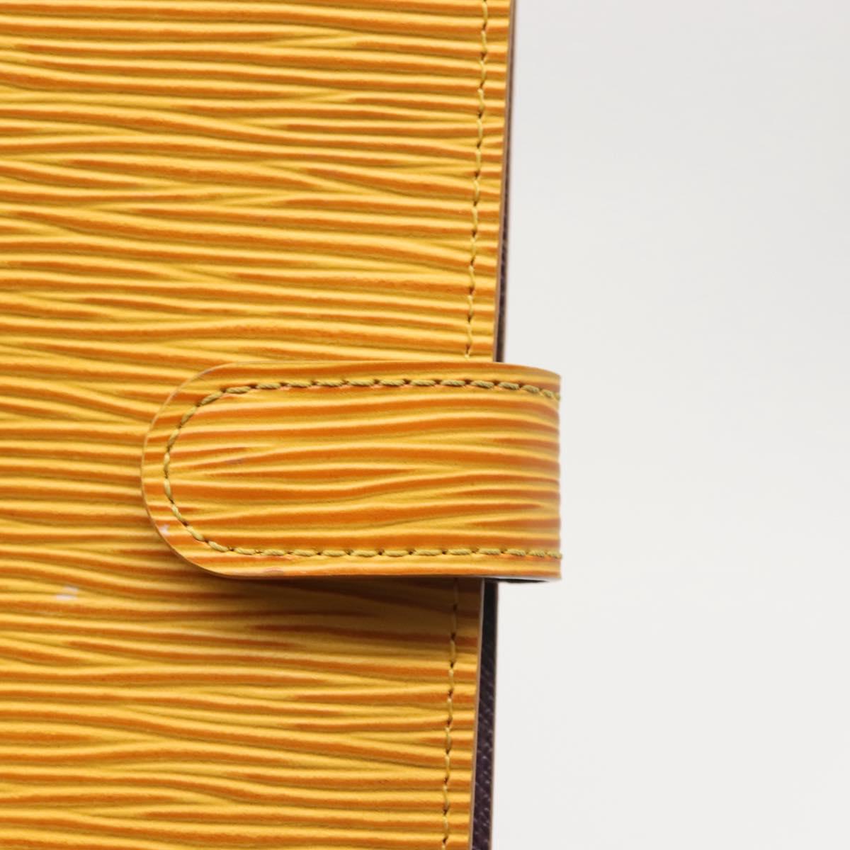 LOUIS VUITTON Epi Agenda PM Day Planner Cover Yellow R20059 LV Auth 146025