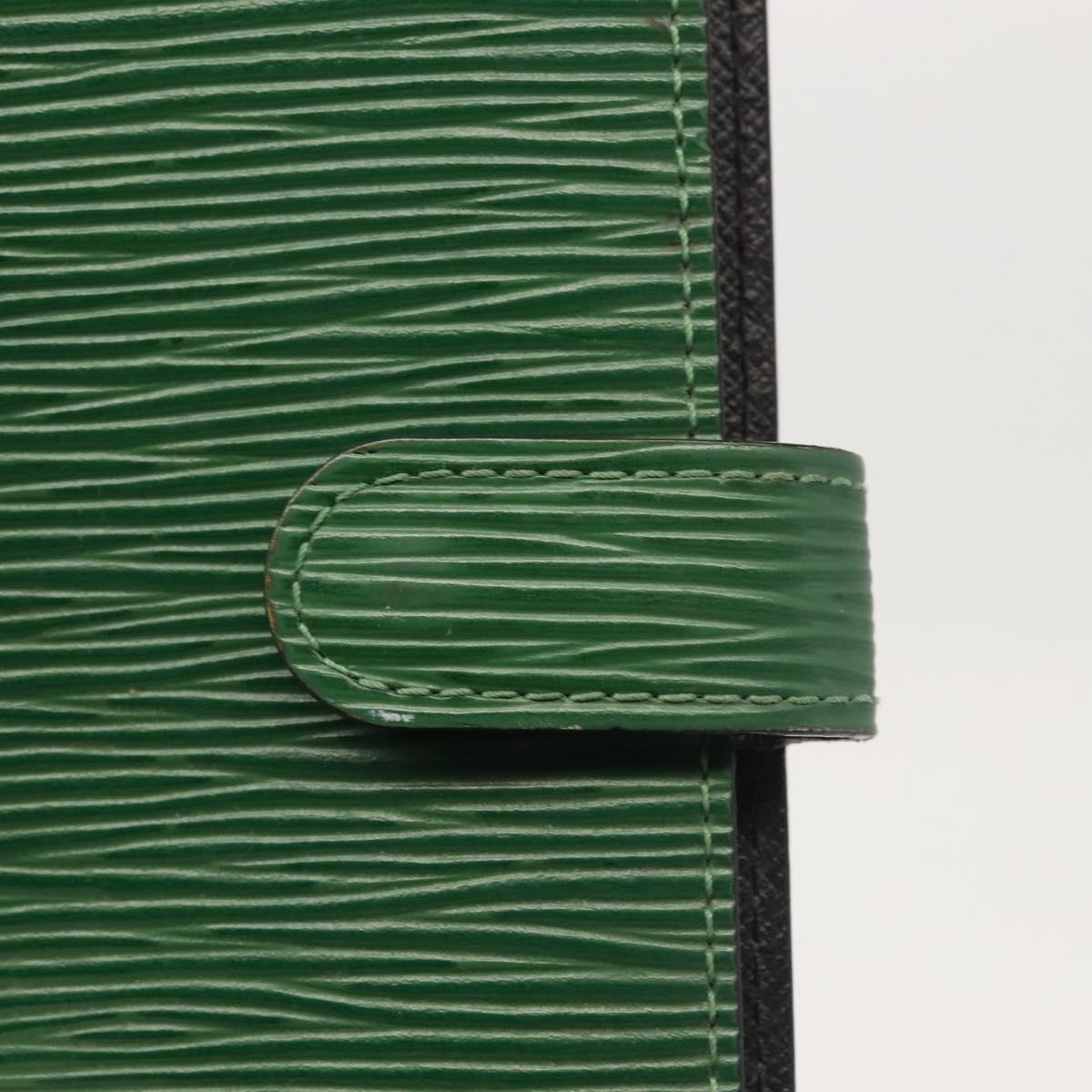 LOUIS VUITTON Epi Agenda PM Day Planner Cover Green R20054 LV Auth 146026