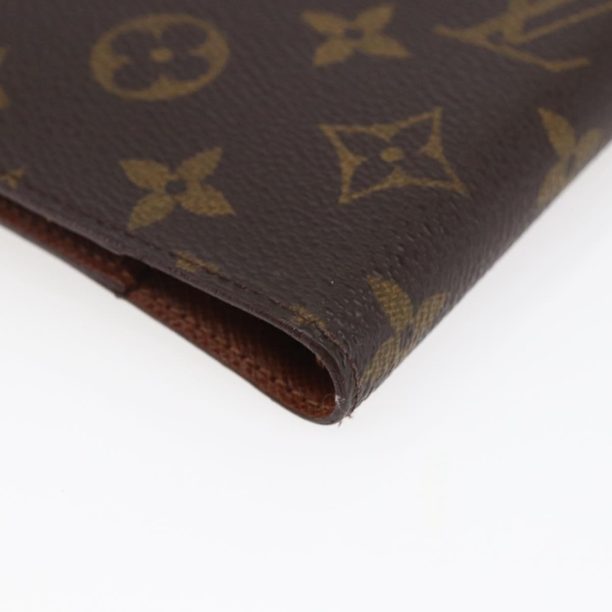 LOUIS VUITTON Monogram Agenda PM Day Planner Cover R20005 LV Auth 146028