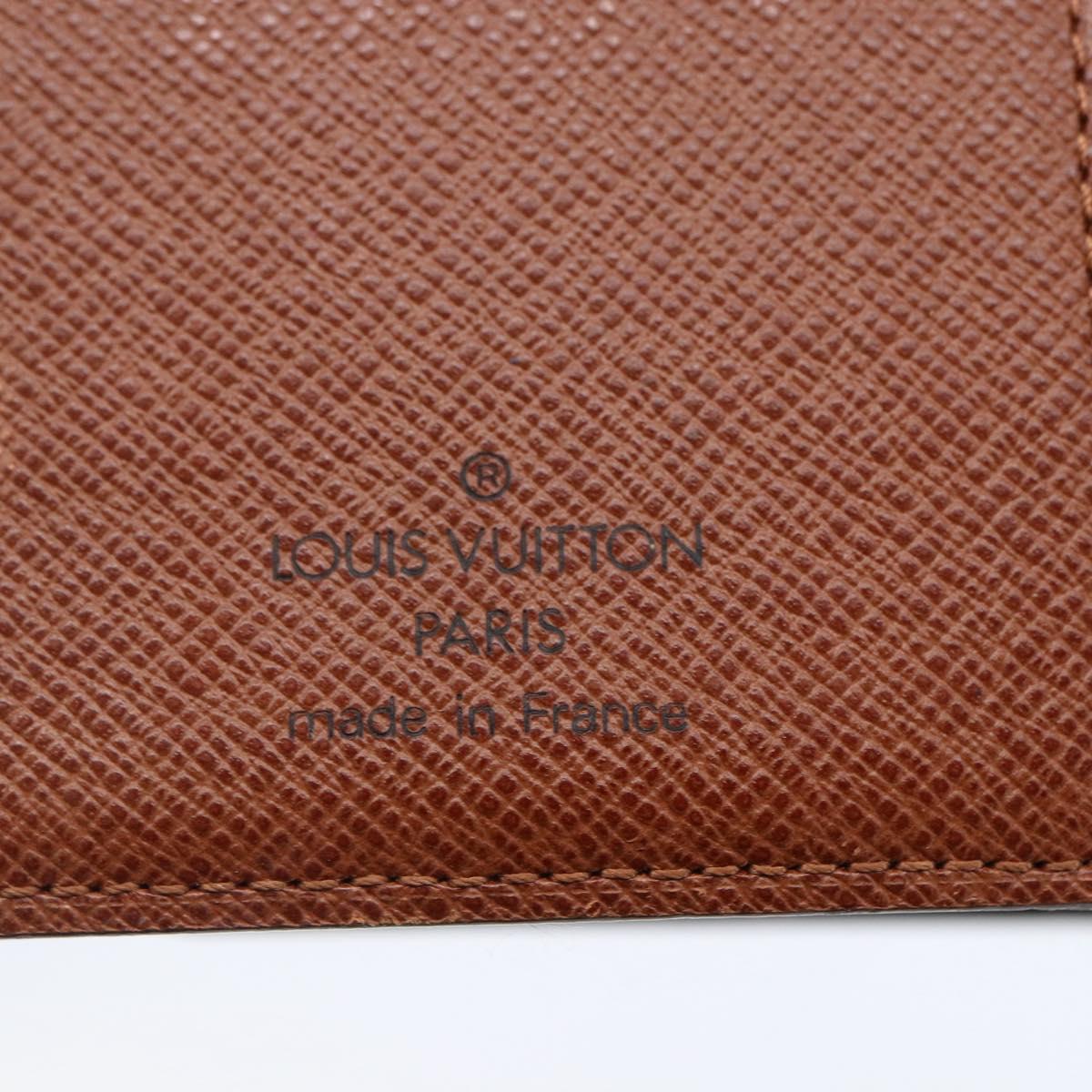 LOUIS VUITTON Monogram Agenda PM Day Planner Cover R20005 LV Auth 146028