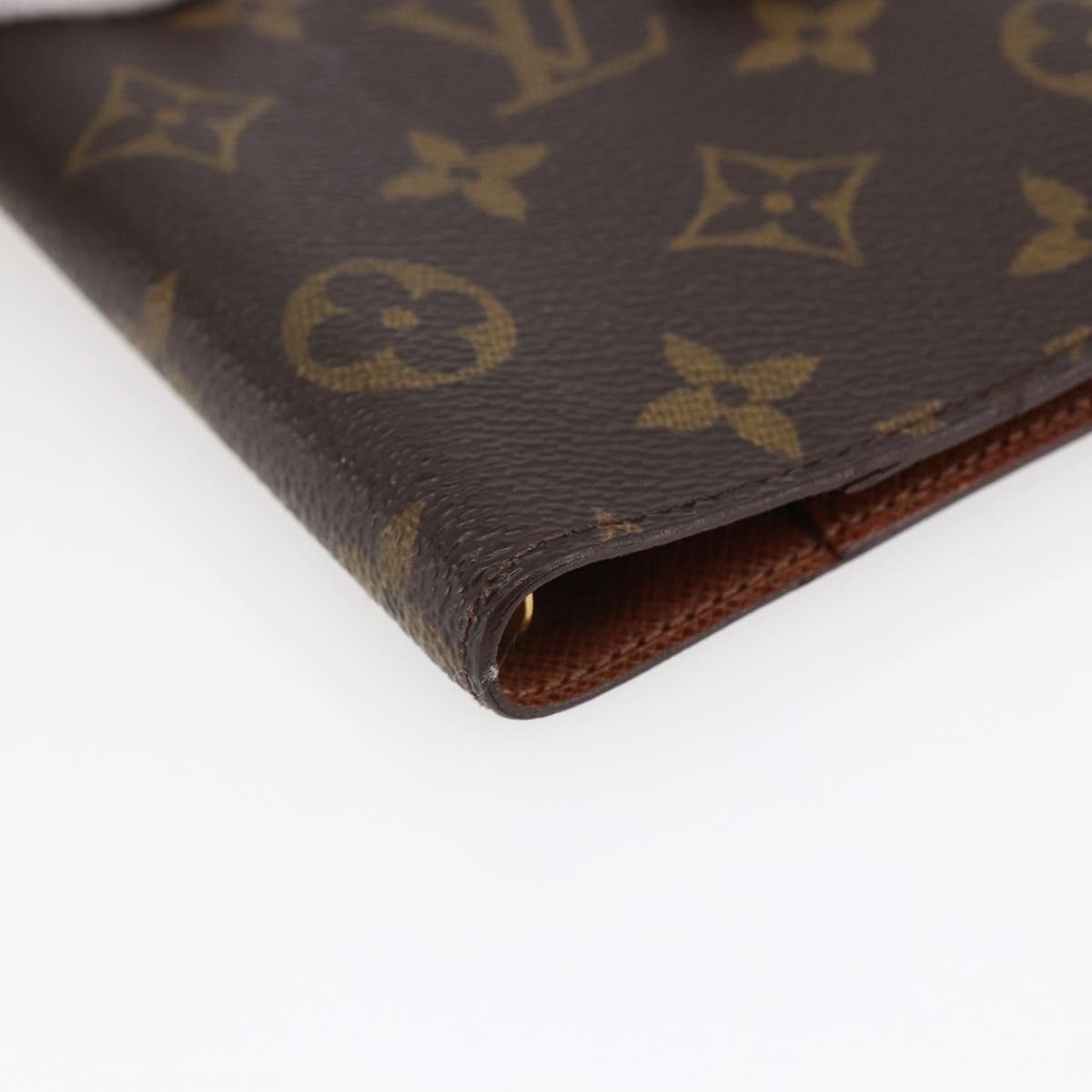 LOUIS VUITTON Monogram Agenda PM Day Planner Cover R20005 LV Auth 146028
