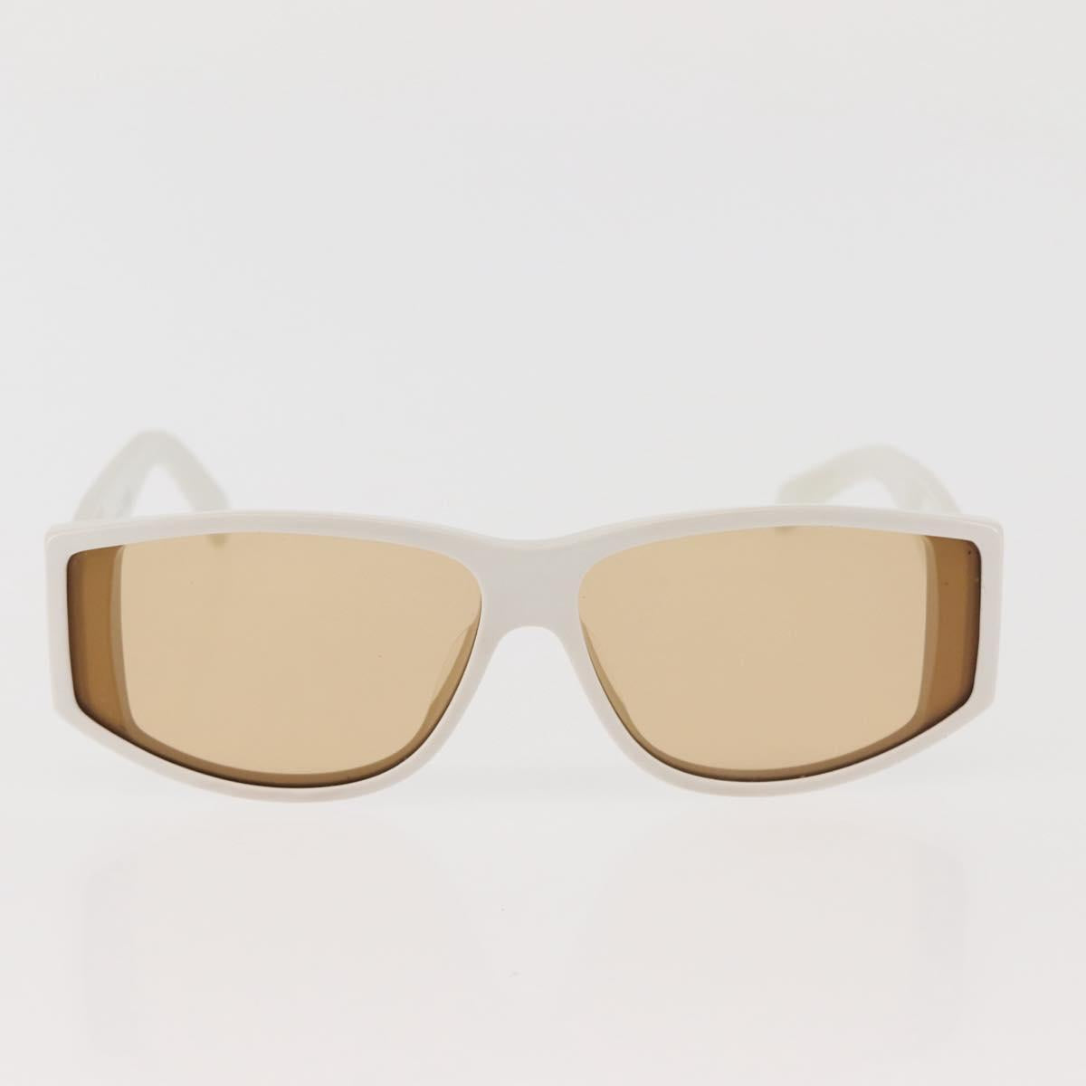 CELINE Triomphe Sunglasses plastic White CL40227U Auth 146039