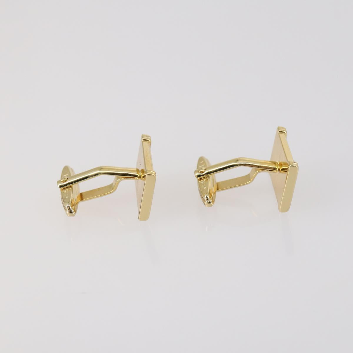 Christian Dior Nek Tie Pin Cuffs metal 2Set Gold Tone Auth 146046
