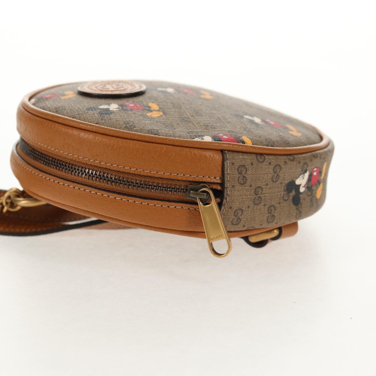 GUCCI Micro GG Supreme Disney Mini Backpack PVC Beige 603730 Auth 146074SM