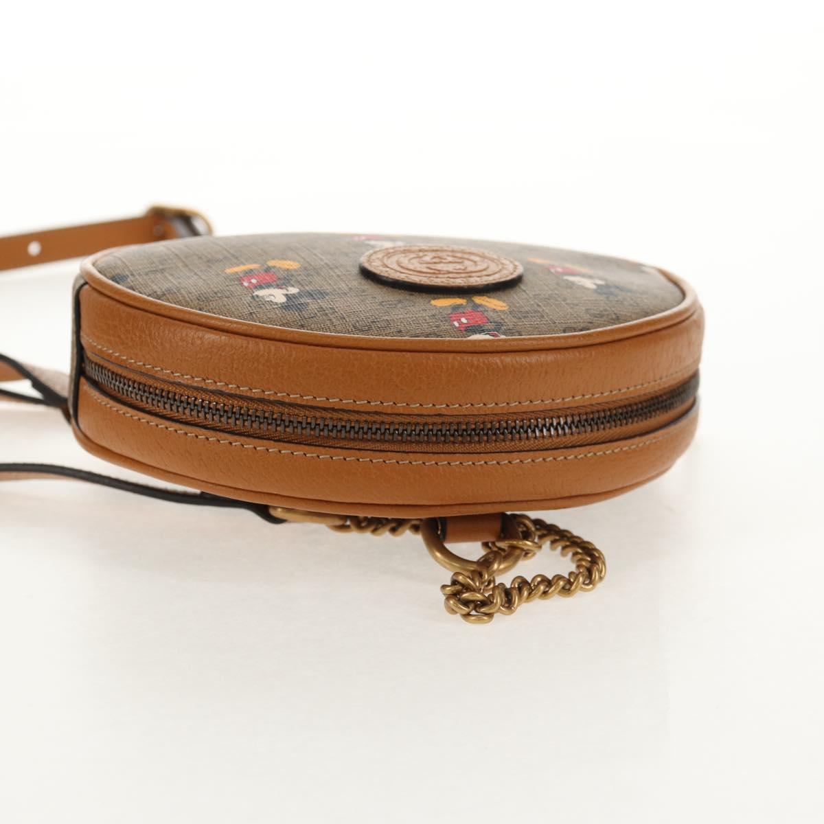 GUCCI Micro GG Supreme Disney Mini Backpack PVC Beige 603730 Auth 146074M