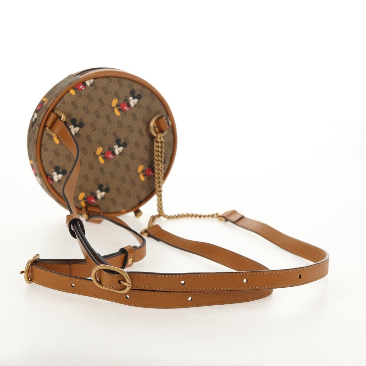 GUCCI Micro GG Supreme Disney Mini Backpack PVC Beige 603730 Auth 146074M