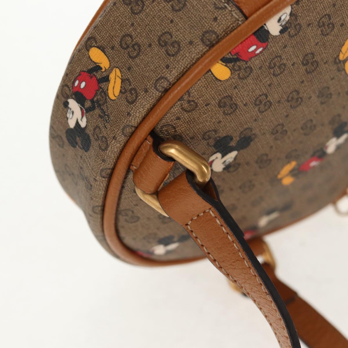 GUCCI Micro GG Supreme Disney Mini Backpack PVC Beige 603730 Auth 146074M
