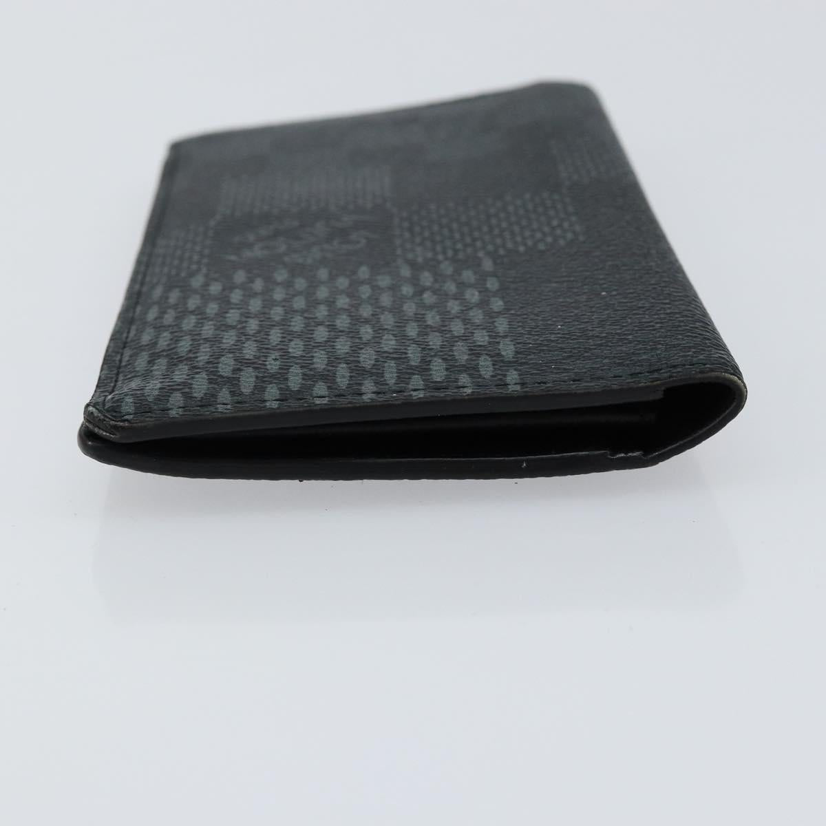 LOUIS VUITTON Damier Graphite Brazza Portefeuille NM Wallet N60435 Auth 146091