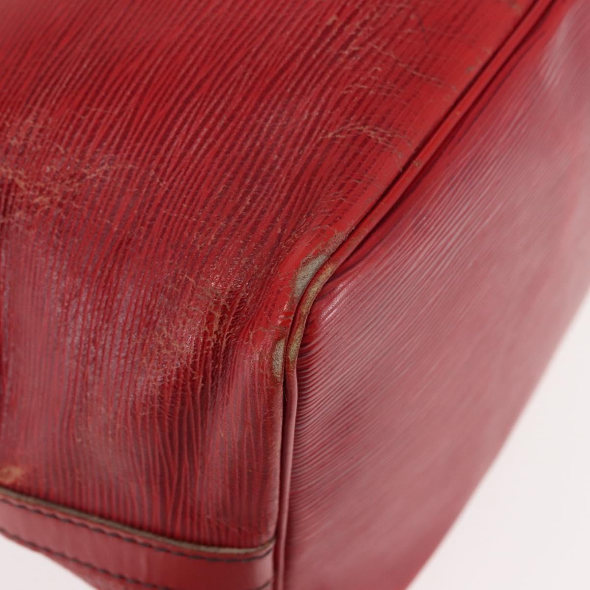 LOUIS VUITTON Epi Petit Noe Shoulder Bag Red M44107 LV Auth 146111