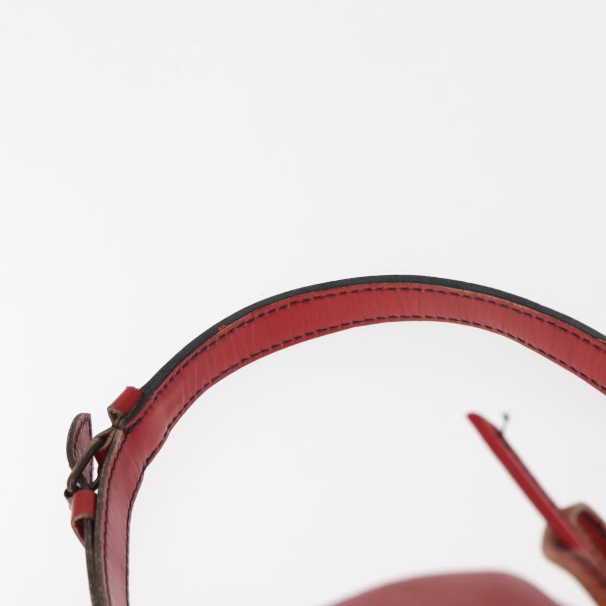 LOUIS VUITTON Epi Petit Noe Shoulder Bag Red M44107 LV Auth 146111