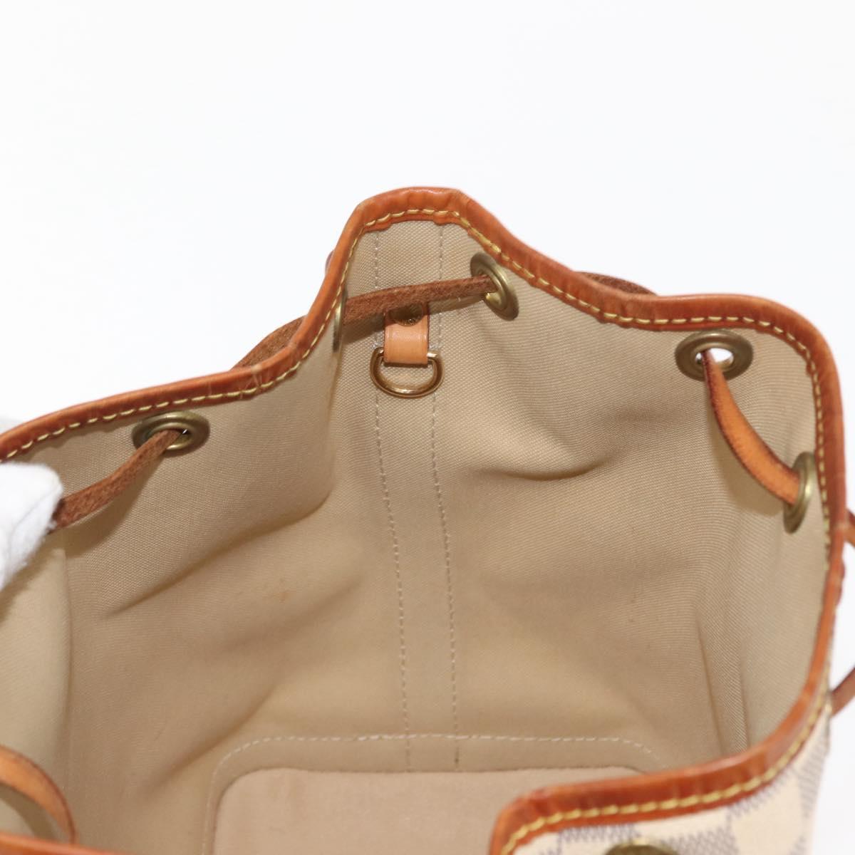 LOUIS VUITTON Damier Azur Noe BB Shoulder Bag N41220 LV Auth 146114