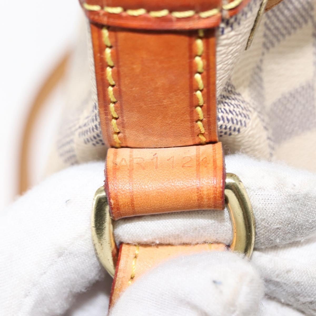 LOUIS VUITTON Damier Azur Noe BB Shoulder Bag N41220 LV Auth 146114