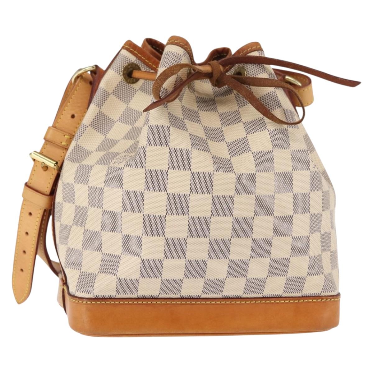 LOUIS VUITTON Damier Azur Noe BB Shoulder Bag N41220 LV Auth 146114