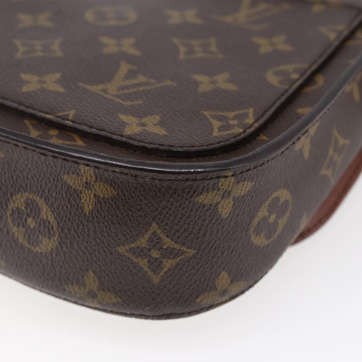 LOUIS VUITTON Monogram Saint Cloud MM Shoulder Bag M51243 LV Auth 146118