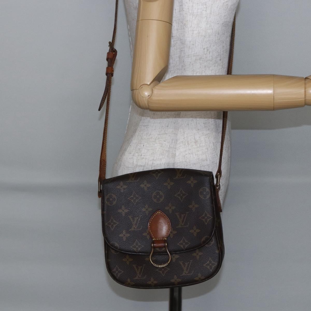 LOUIS VUITTON Monogram Saint Cloud MM Shoulder Bag M51243 LV Auth 146118