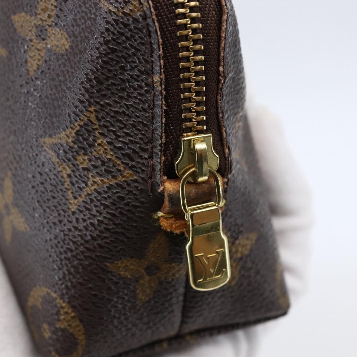 LOUIS VUITTON Monogram Pochette Cosmetic PM Pouch M43998 LV Auth 146123