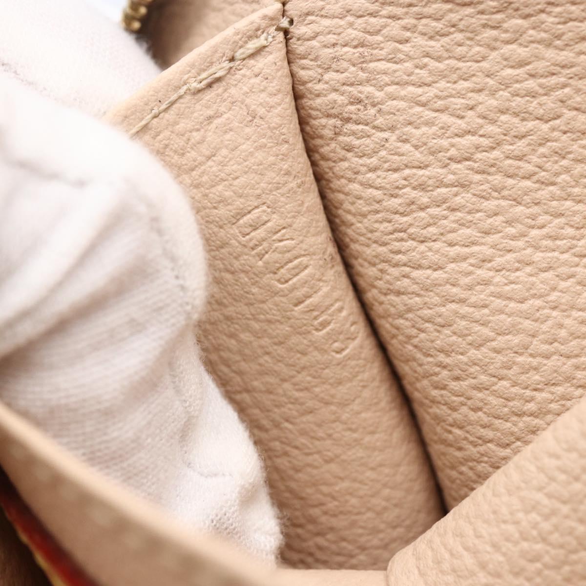 LOUIS VUITTON Monogram Pochette Cosmetic PM Pouch M43998 LV Auth 146123