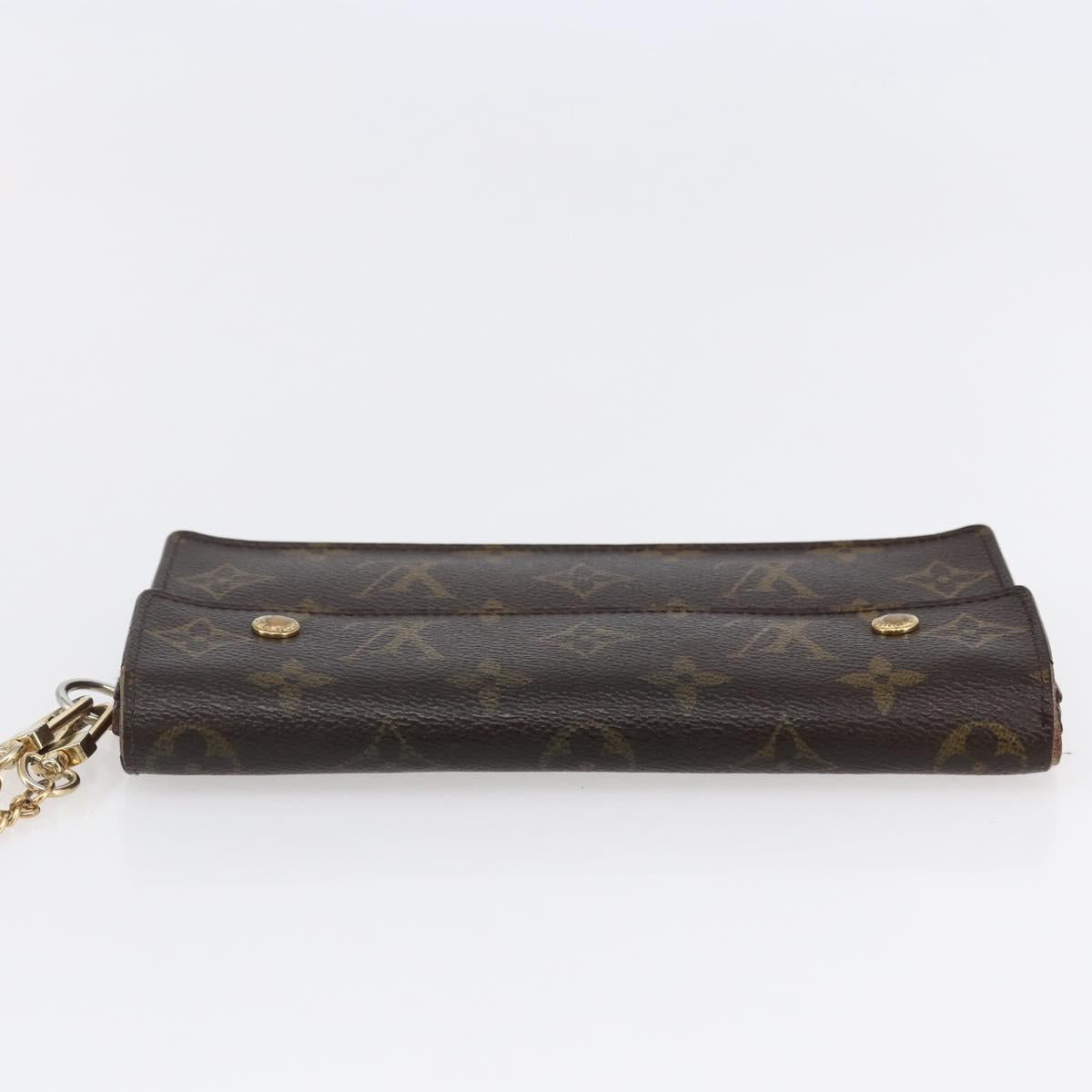 LOUIS VUITTON Monogram Portefeuille Acordion Long Wallet M58008 LV Auth 146124