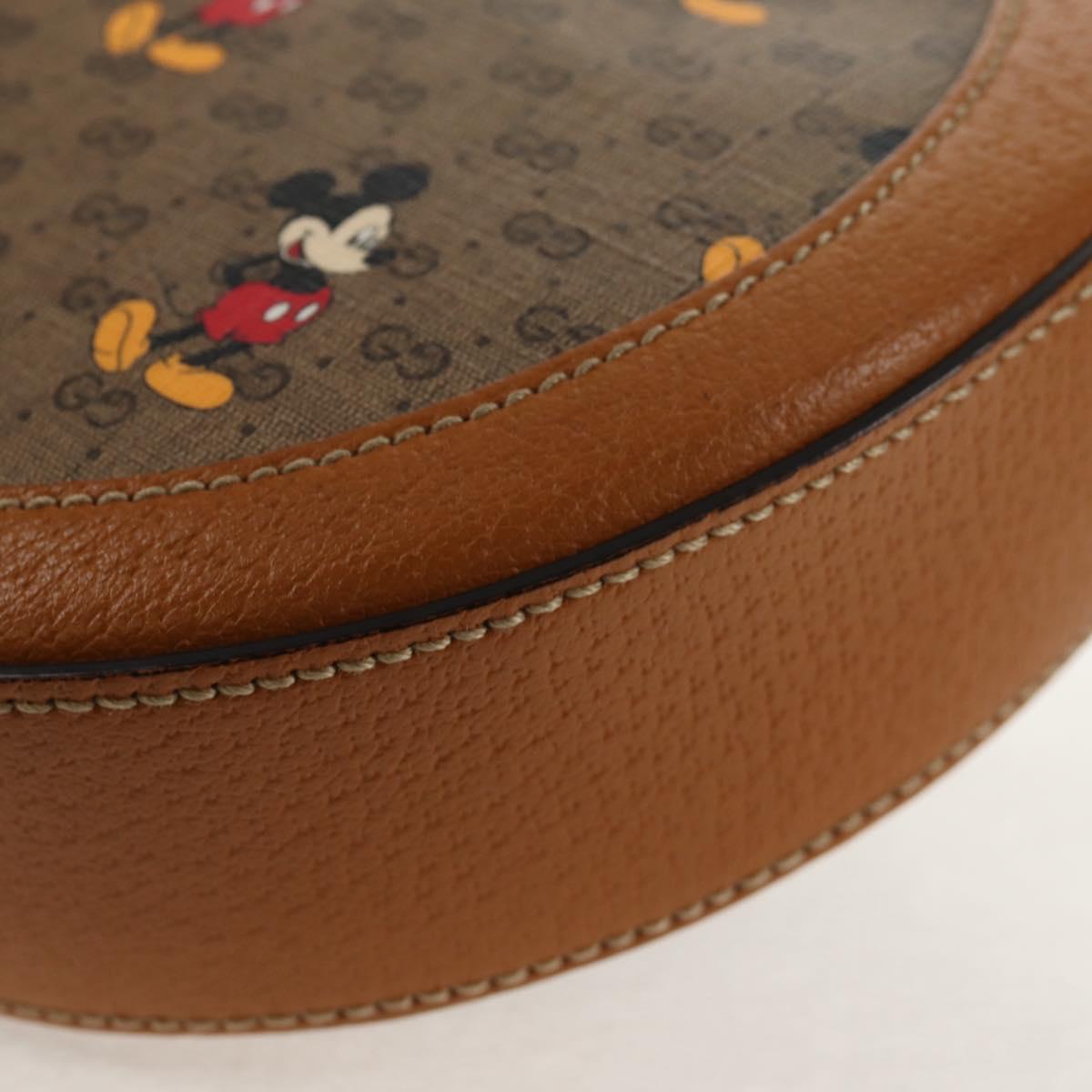 GUCCI Micro GG Supreme Disney Collaboration Bag PVC Beige 603938 Auth 146131SM
