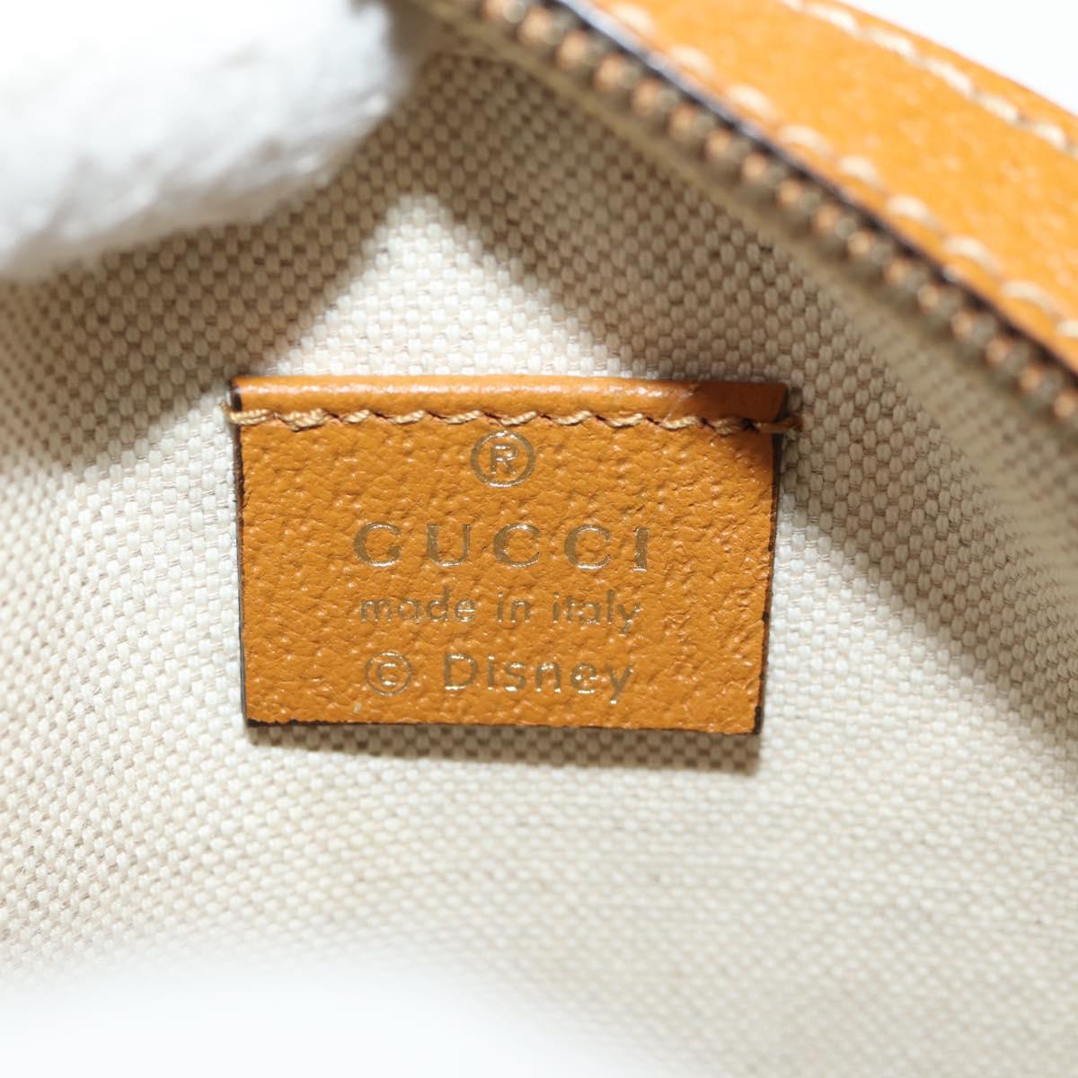 GUCCI Micro GG Supreme Disney Collaboration Bag PVC Beige 603938 Auth 146131M