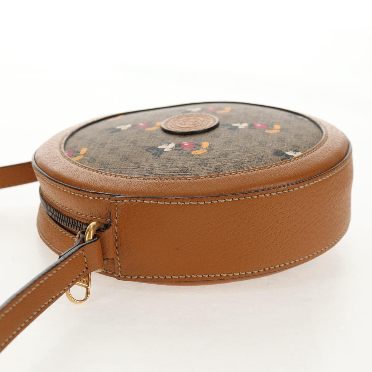 GUCCI Micro GG Supreme Disney Collaboration Bag PVC Beige 603938 Auth 146131SM